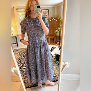 Laura Ashley Cottage Core Sailor Collar